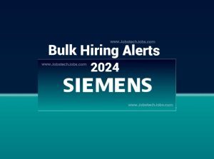 Siemens Group Is hiring For Fresher's And Experience , 2024 Job's