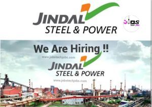 Career Opportunities at Jindal Steel Ltd!