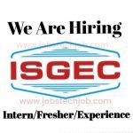 Isgec Yamunanagar job vacancy