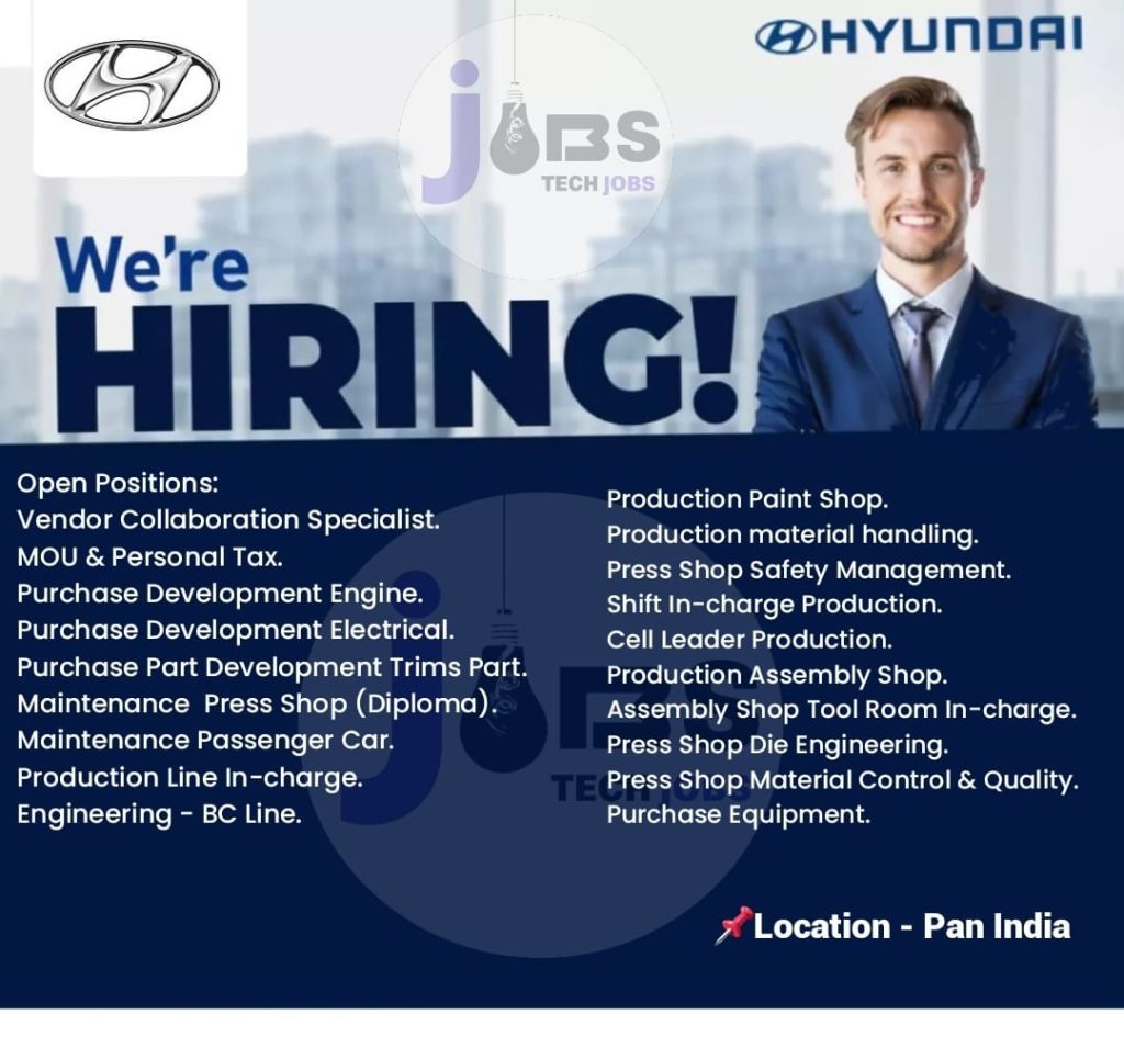 Career - Opportunity | Hyundai Motor Job in India