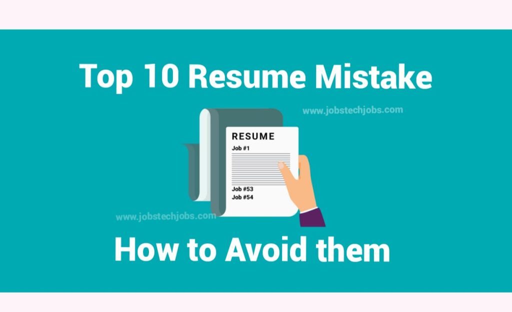 Resume Mistakes and How To Avoid Them 