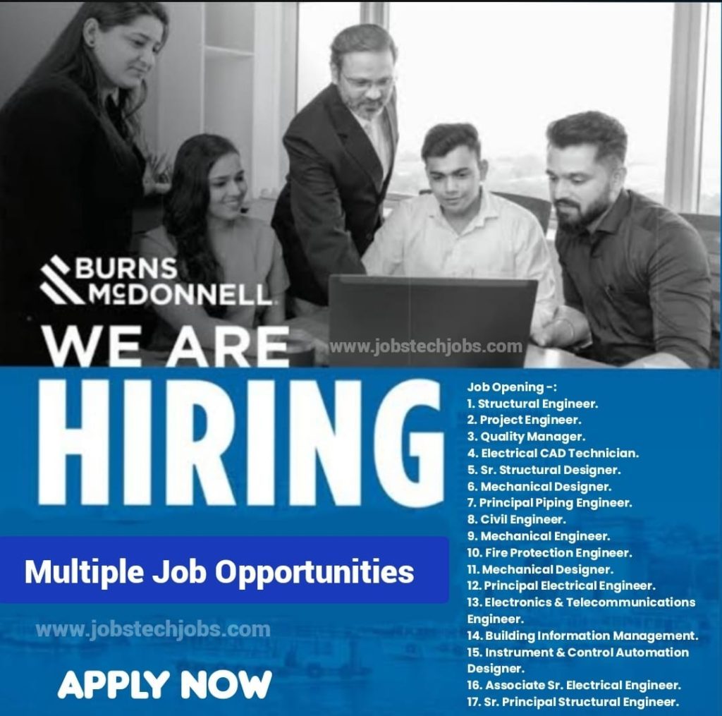 Burns mcdonnell is hiring in 2024 for freshers