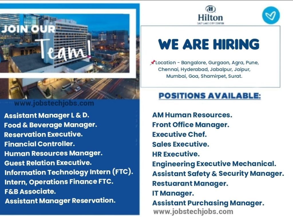 Hilton Jobs in India