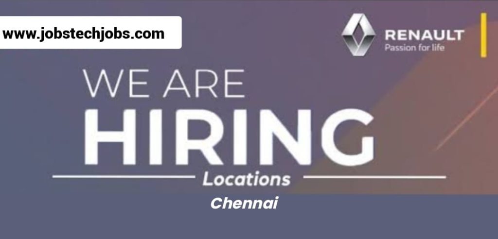 Renault Jobs in Chennai / Renault Careers In India