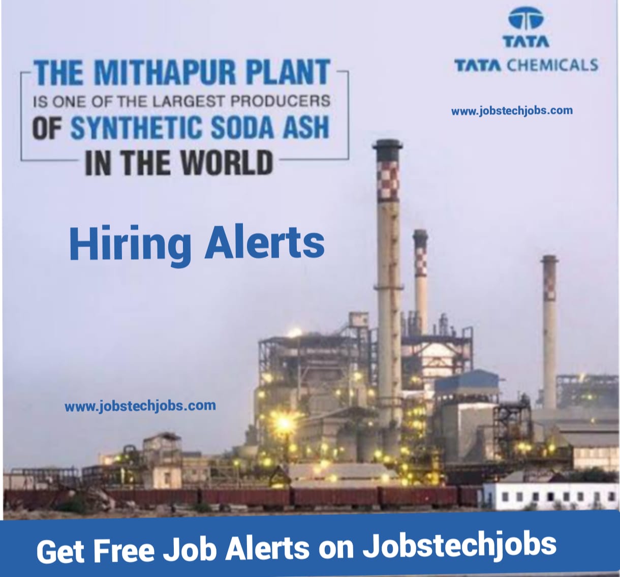 Chemical Indusrty Jobs at TATA Chemical 2024-2025