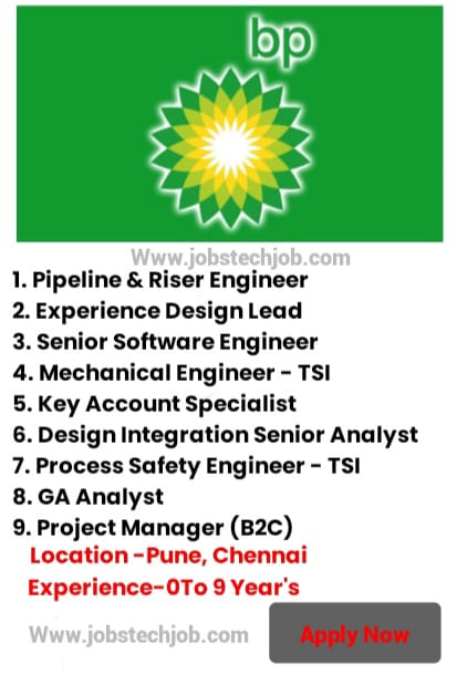 oil And Gas company Jobs -2024 / bp is Hiring