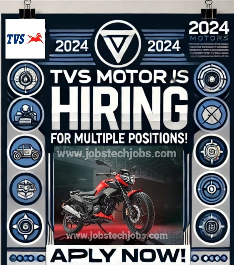 TVS Motor Company Job Vacancy 2024 Online Form for Various Posts