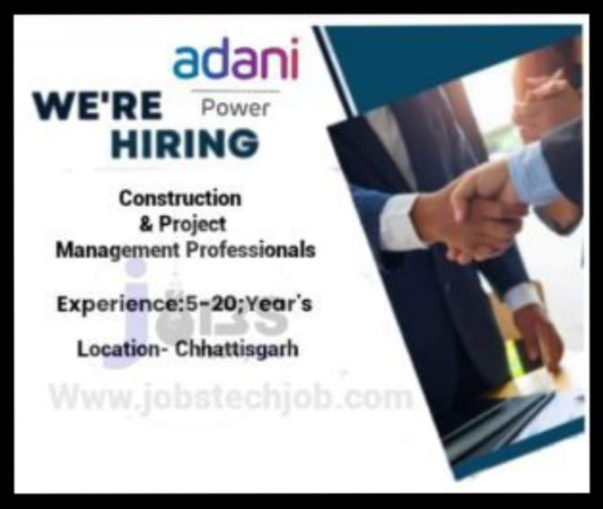 Adani Group Career - Walk-in Drive at Adani Group