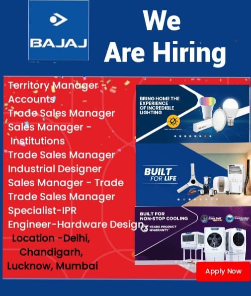 Bajaj Electricals Job Vacancy 2024