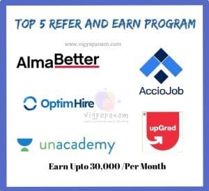 Refer and Earn Program by Vigyapanam