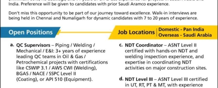 L&T Energy Walk-in Drive for Mechanical Engineers-2024