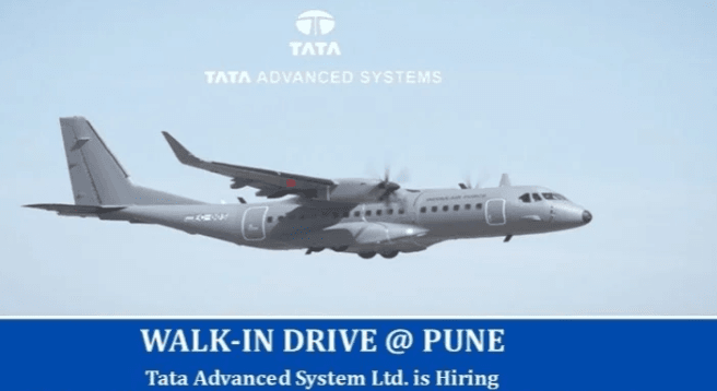 Walk In Drive at Tata Advanced Systems Pune 2024