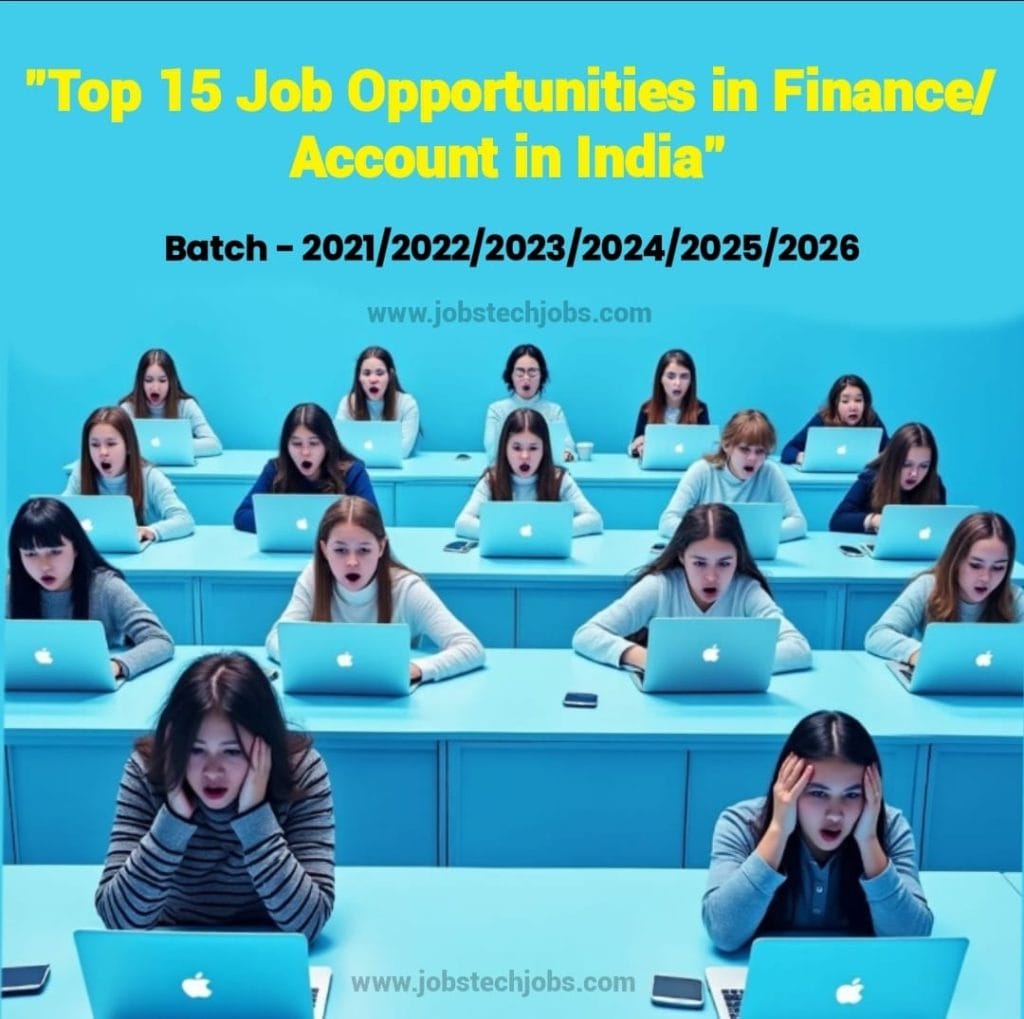 top companies in india/Top 15 Job Opportunities in Finance in India 2024