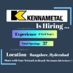 Kennametal Top 10 Latest Job Openings - 2025