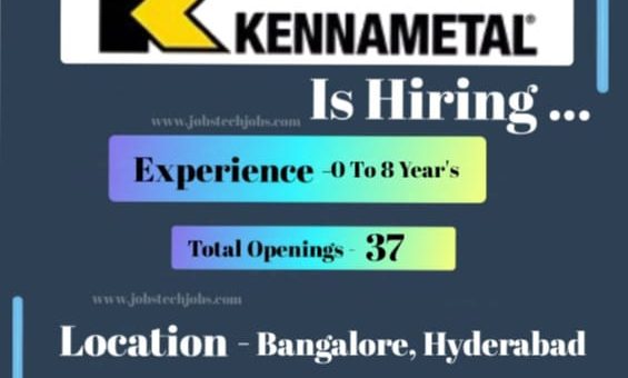 Kennametal Top 10 Latest Job Openings - 2025