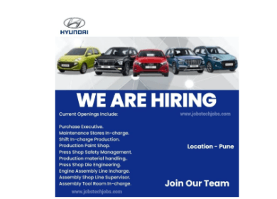 Top 10 New Job Vacancy From Hyundai In Pune