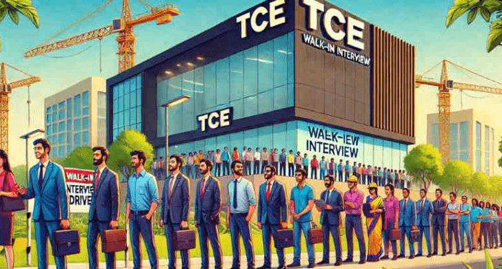 Top Latest Walk In Drive at TCE In Gujrat 2024