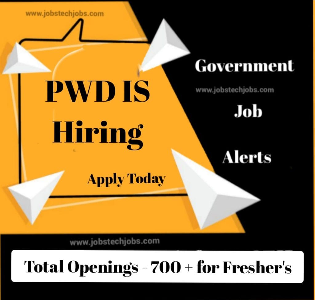 Top Latest Government Jobs at PWD in TN 2024-2025