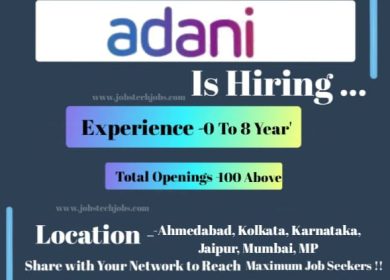 Latest Top 20 Job Openings at Adani - 2025