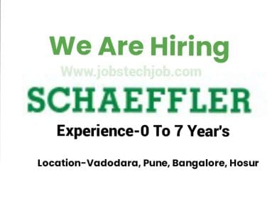 Latest Top 10 Job Openings in Schaeffler