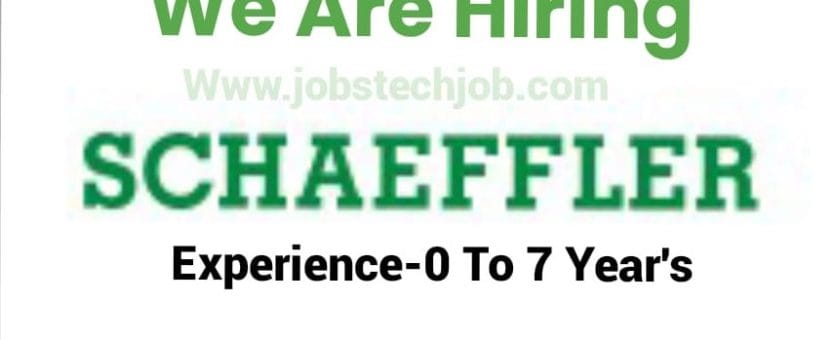 Latest Top 10 Job Openings in Schaeffler