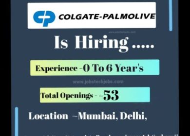 Colgate-Palmolive Latest Job Opportunities - 2025