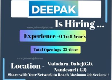 Top 10 Job Opportunities at Deepak Group-2025