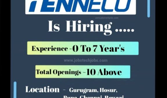 Latest Top 10 Job Opportunities at Tenneco-2025