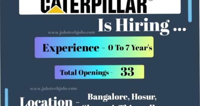 Caterpillar Latest Job Opportunities - 2025