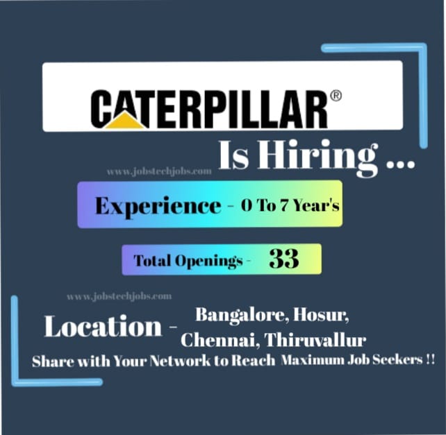 Caterpillar Latest Job Opportunities – 2025