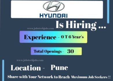 Top 10 New Job Vacancies From Hyundai In Pune