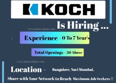 Koch Hiring Exciting Job Opportunities in Bangalore