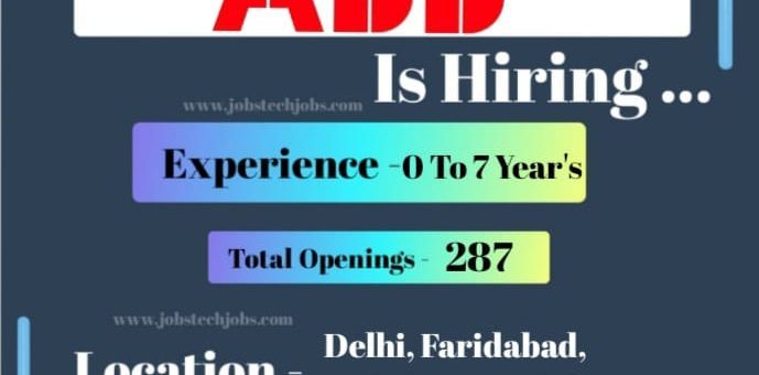 Latest Job Opportunities at ABB - 2025