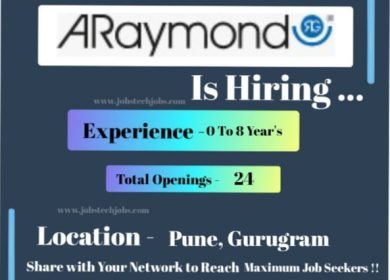 Latest Top 10 Job Vacancy in ARaymond-2025