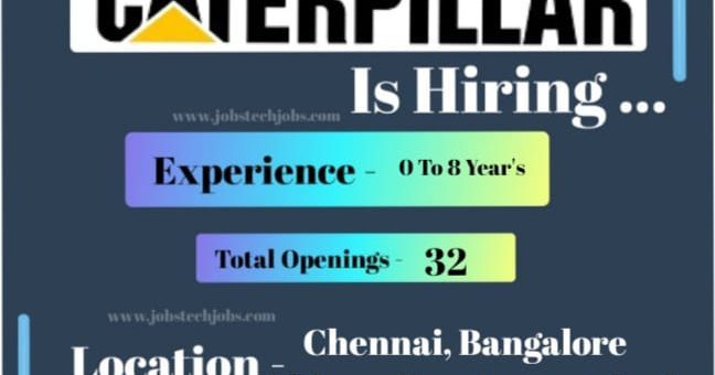 Caterpillar Latest Top 10 Job Opportunities - 2025