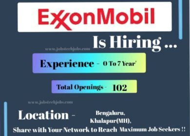 Exciting Job Opportunities at ExxonMobil in Bengaluru