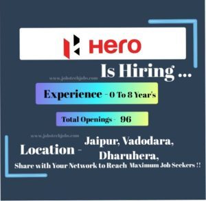 Hero Motocorp Latest Job Opportunities - 2025