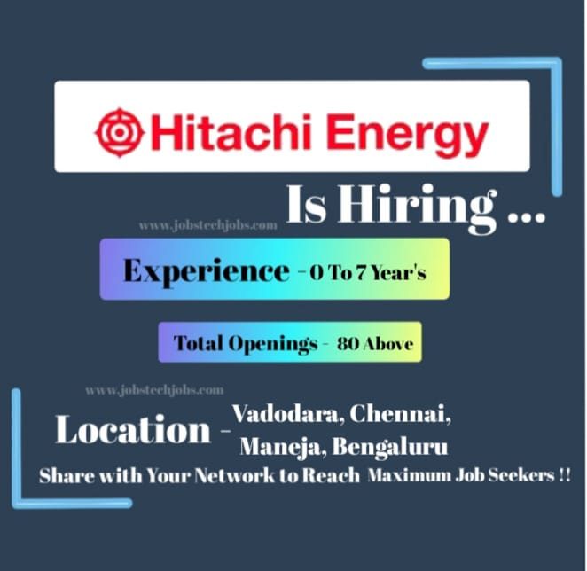 Hitachi Energy Exciting Job Opportunity-2025