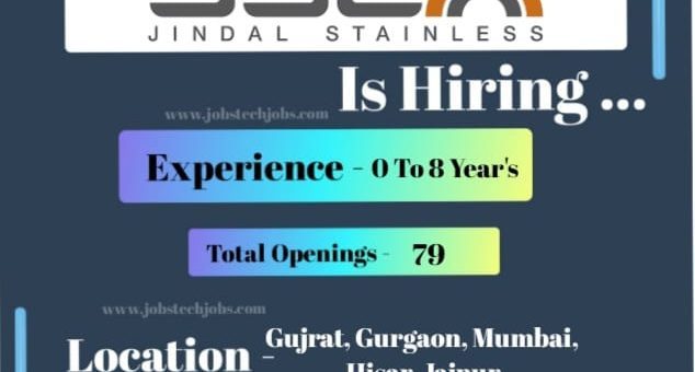 Latest Career Opportunities at Jindal Steel Ltd-2025