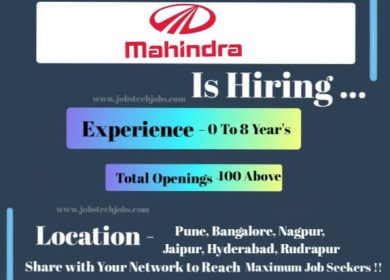 Mahindra & Mahindra Ltd Latest Top 20 Job Opportunities – 2025