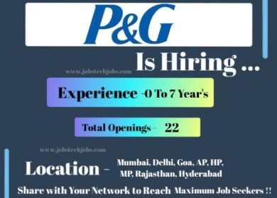 P&G India Latest Jobs Opportunities -2025