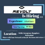 Top 10 Latest Job Opportunities at Revolt Motors - 2025