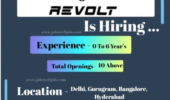 Top 10 Latest Job Opportunities at Revolt Motors - 2025