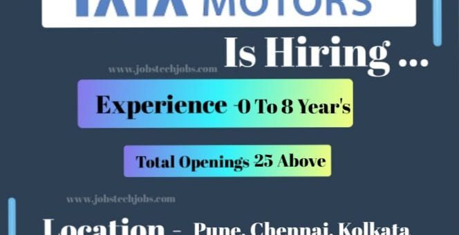 TATA MOTORS Latest Job Opportunities - 2025