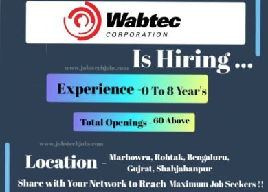 Latest Top 10 Job Vacancy in Wabtec - 2025