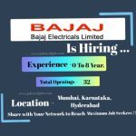 Bajaj Electricals Exciting Job Opportunities - 2025