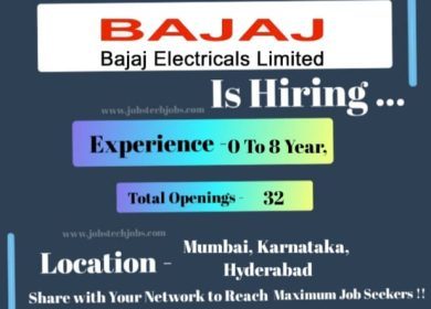 Bajaj Electricals Exciting Job Opportunities - 2025