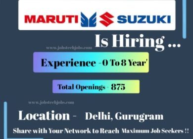 Maruti Suzuki Exciting Job Opening in February 2025