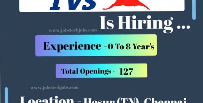 Exciting Job Opportunities at TVS Motor - 2025