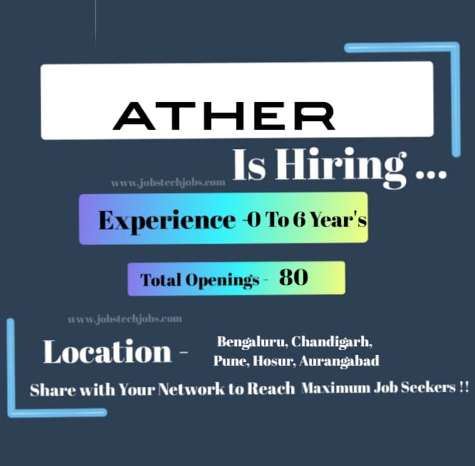 Exciting Job Opportunities at Ather Energy - 2025